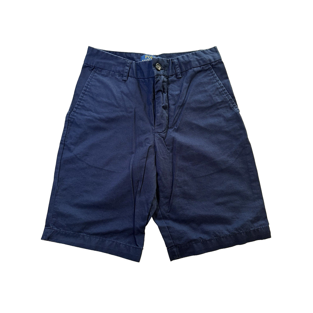 Polo Ralph Lauren Classic Polo Chino Shorts Navy Blue SZ12 Youth Golf Preppy